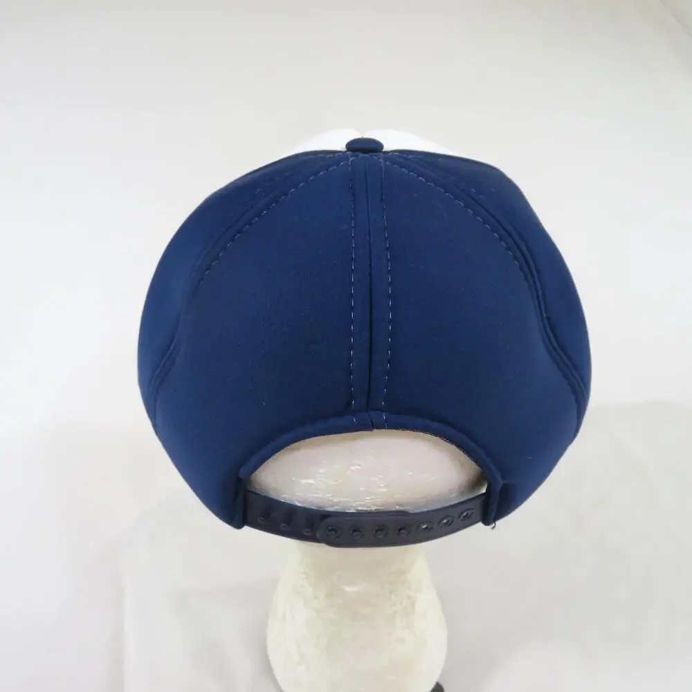 Berkowitz Poultry Hat Trucker Blue White Snapback 1980s
